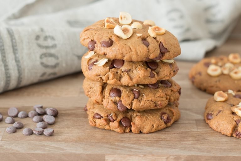 Cookies noisettes et pépites de chocolat – ig bas