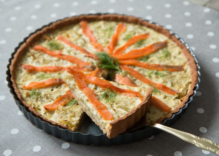 Tarte au fenouil et truite fumée – ig bas