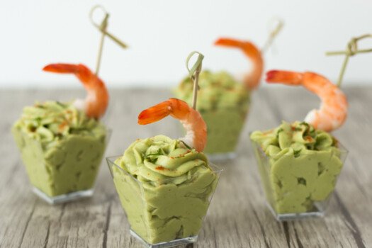verrine crevette avocat