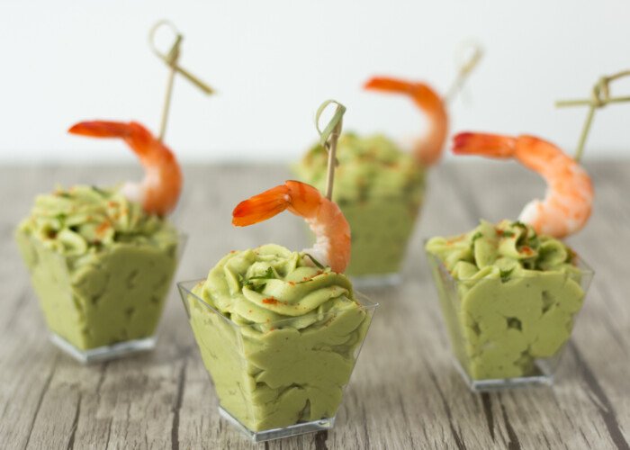 verrine crevette avocat