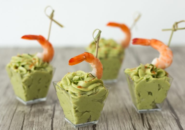 verrine crevette avocat