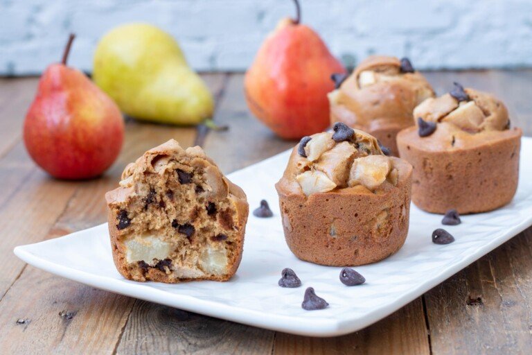 muffins poire chocolat