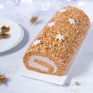 buche roulée pralinée