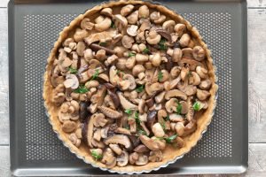 tarte aux champignons