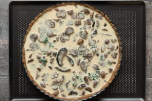 tarte aux champignons