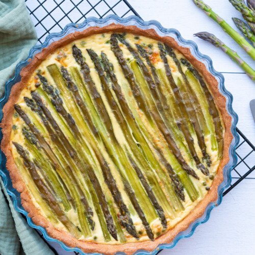 tarte aux asperges