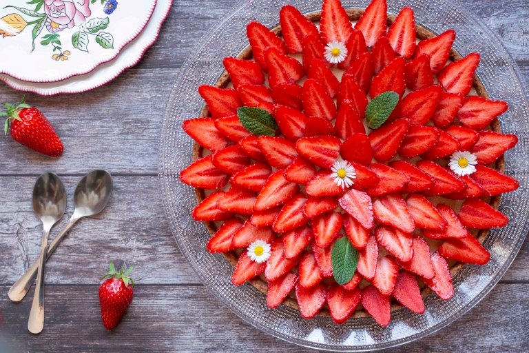 Tarte aux fraises