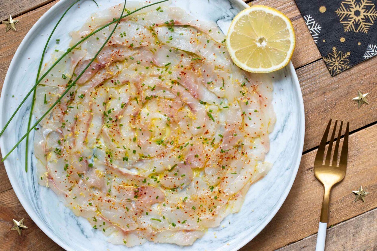 carpaccio poisson cyril lignac
