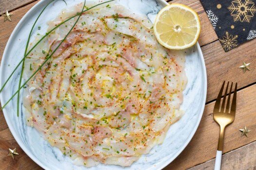 carpaccio poisson cyril lignac