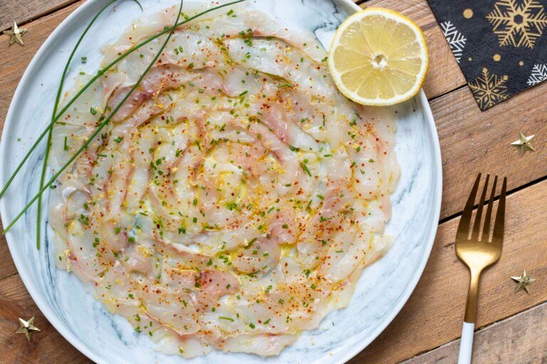 carpaccio poisson cyril lignac