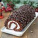 bûche coco chocolat