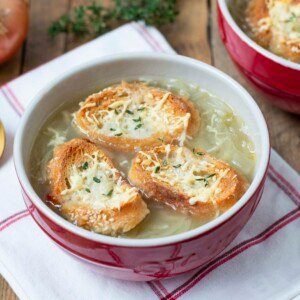 soupe à l'oignon