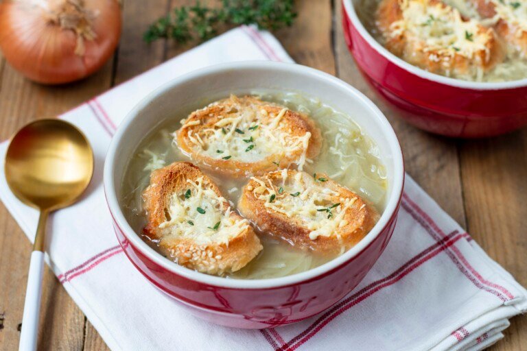 soupe à l'oignon