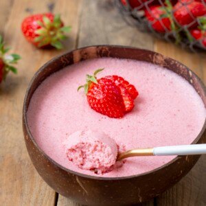 mousse aux fraises