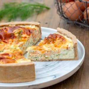 quiche truite fines herbes