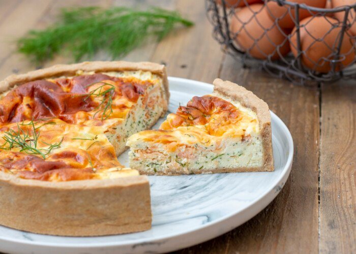 quiche truite fines herbes