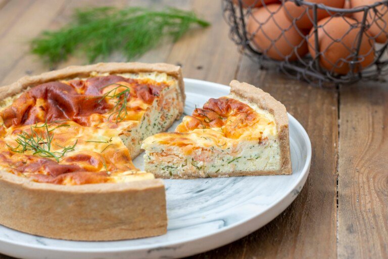 quiche truite fines herbes
