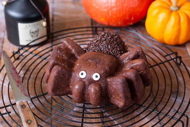Gâteau araignée pour Halloween