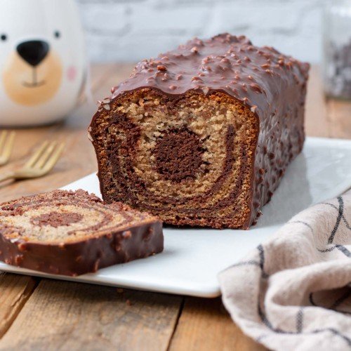 cake marbré au levain