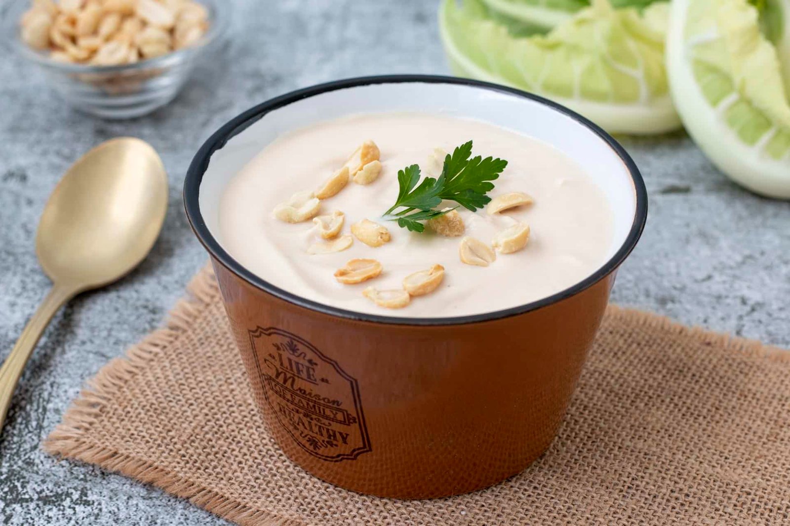 veloute chou-fleur cacahuète