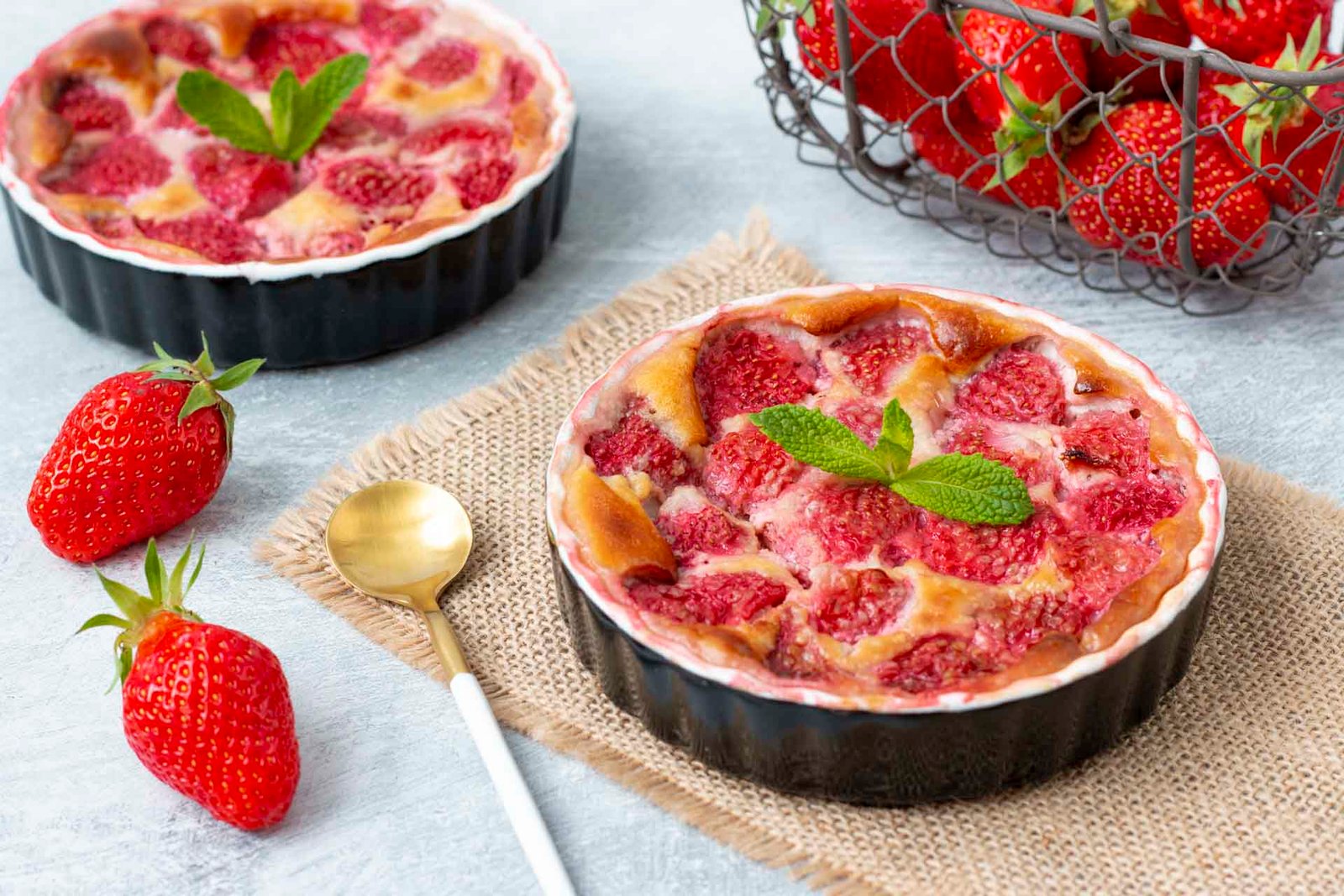 clafoutis fraises