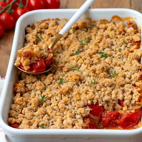 crumble tomates cerises