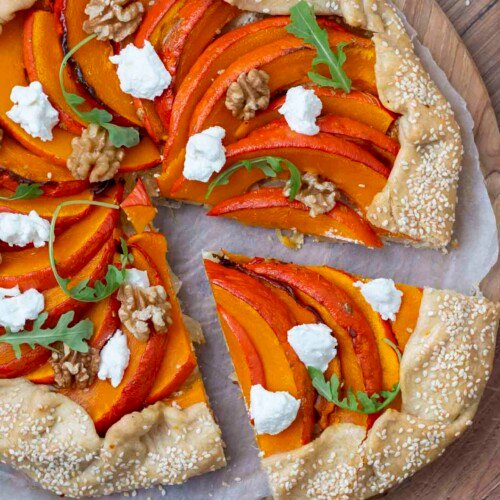 Tarte rustique potimarron