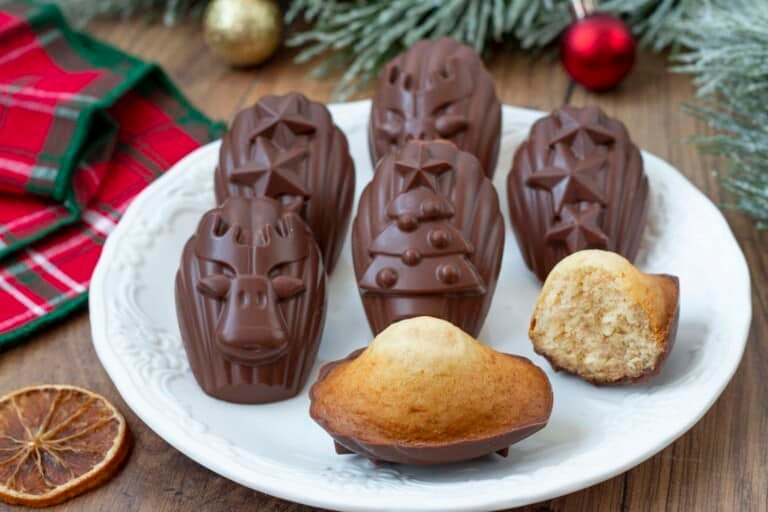 Madeleines de Noël au miel d&rsquo;acacia