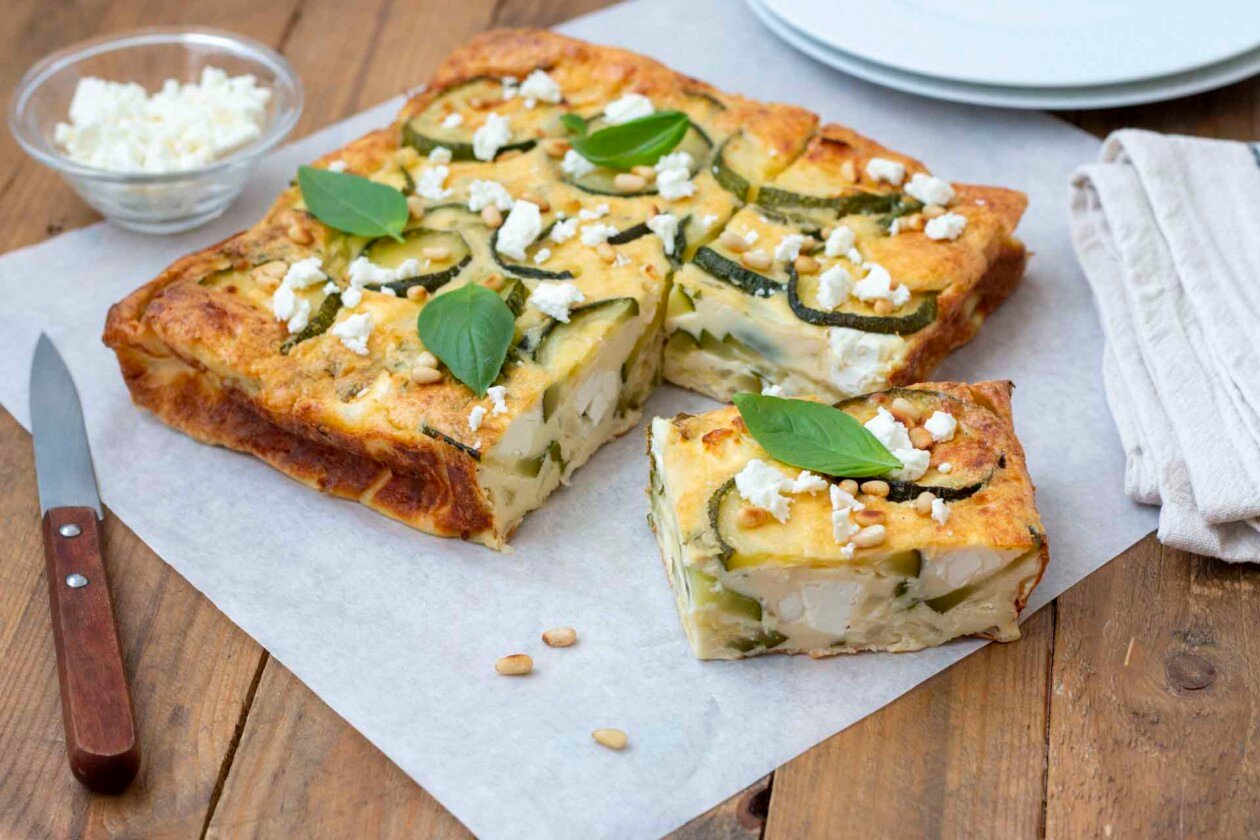 clafoutis salé courgettes