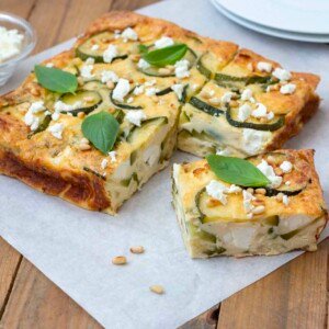 clafoutis salé courgettes