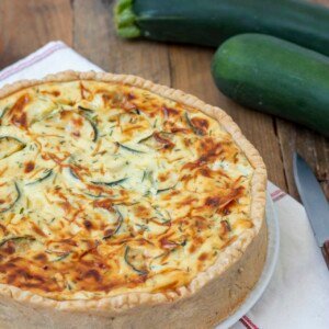 quiche aux courgettes