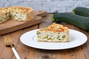 quiche aux courgettes