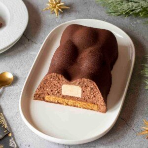 bûche de noël ourson scrapcooking