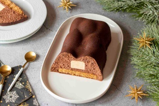 bûche de noël ourson scrapcooking